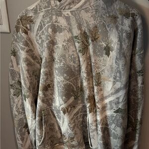 Abercrombie & Fitch Gray Camouflage Hoodie